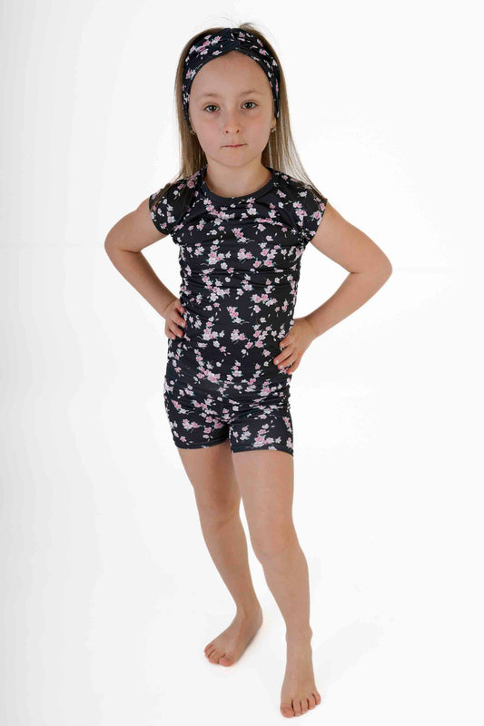 Triko s krátkým rukávem - Malá růžička