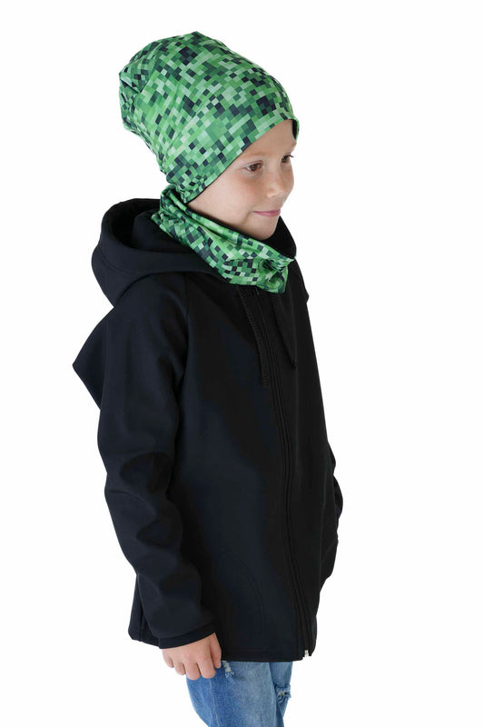 Softshellová bunda - černá