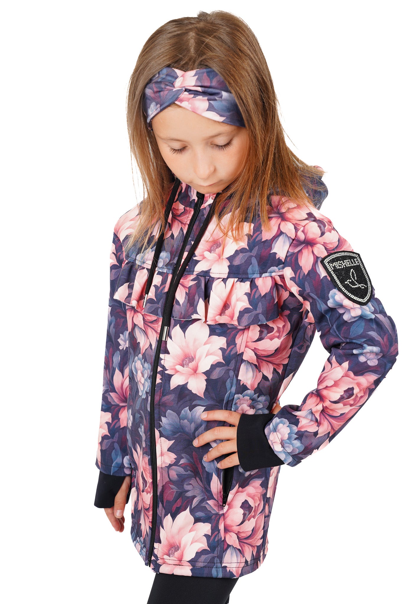 Softshellový kabát PRINCESS SUNSET BLOOMS