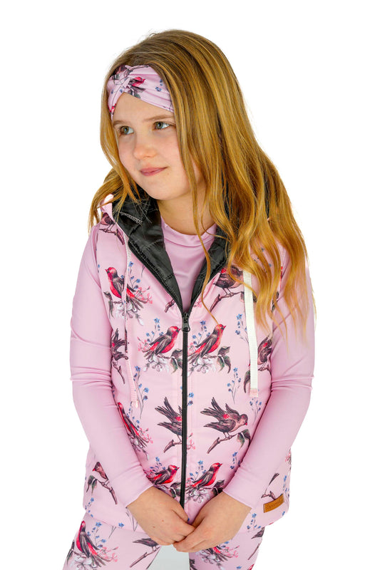 Čelenka růžový ptáček