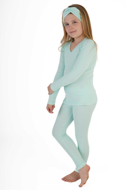 Triko rib s dlouhým rukávem V