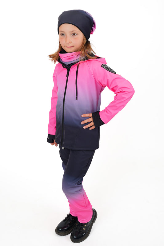 Softshellové kalhoty PINK DREAM