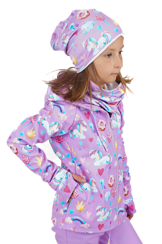 Softshellová bunda SWEET UNICORN