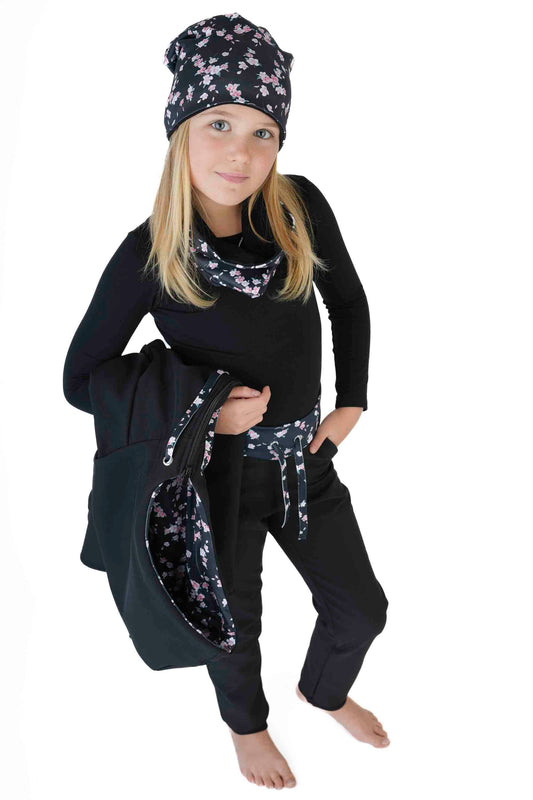 Softshellová bunda - malá růžička