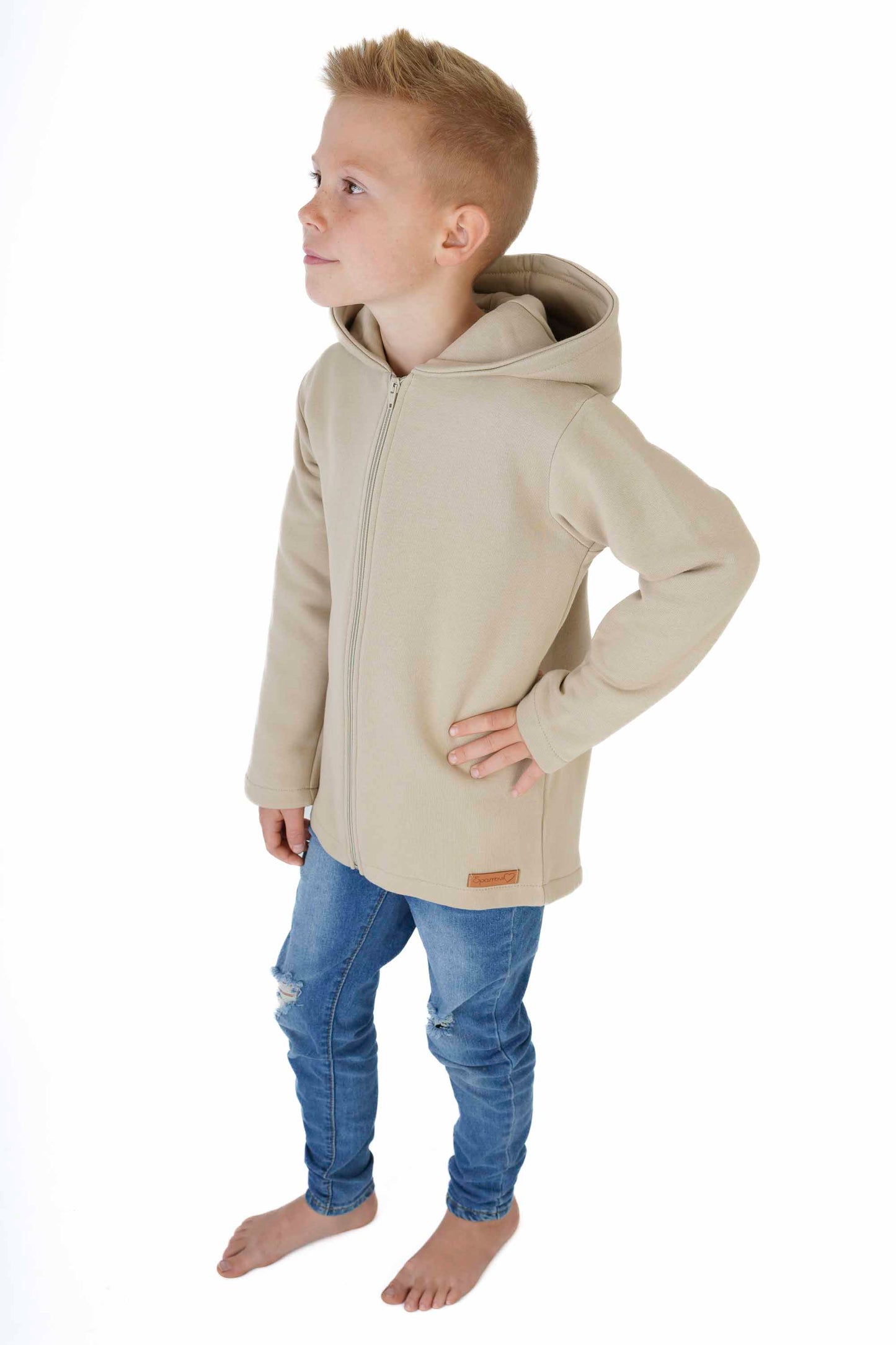 Mikinový kabát