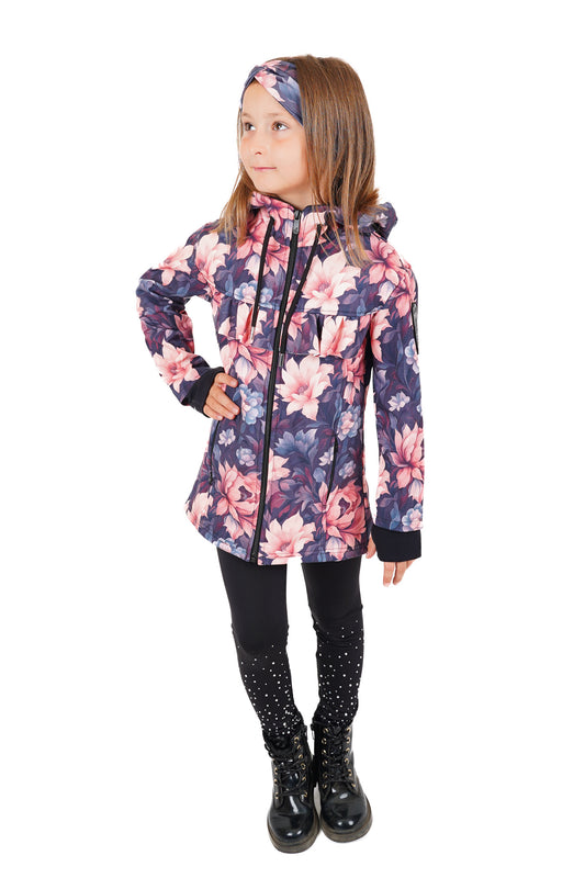 Softshellový kabát PRINCESS SUNSET BLOOMS
