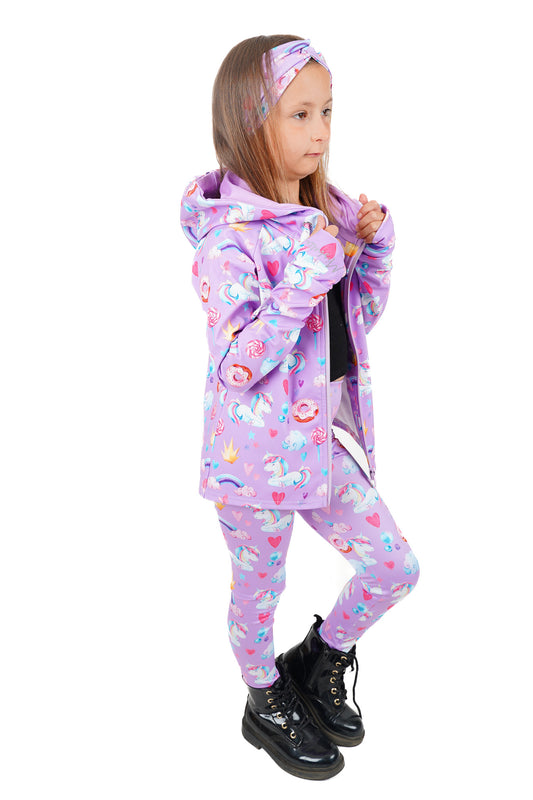 Softshellová bunda SWEET UNICORN