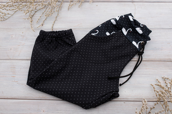 Softshellové kalhoty s fleecem Černé+Labutě